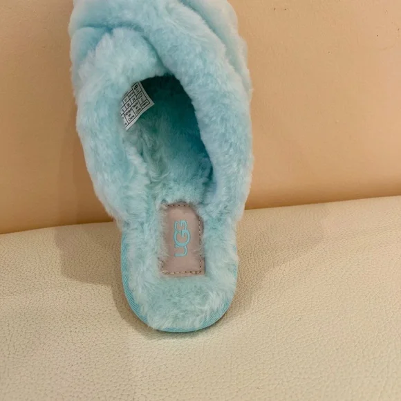 UGG Scuffita Genuine Shearling Slide Slippers - 7 - Picture 4 of 7